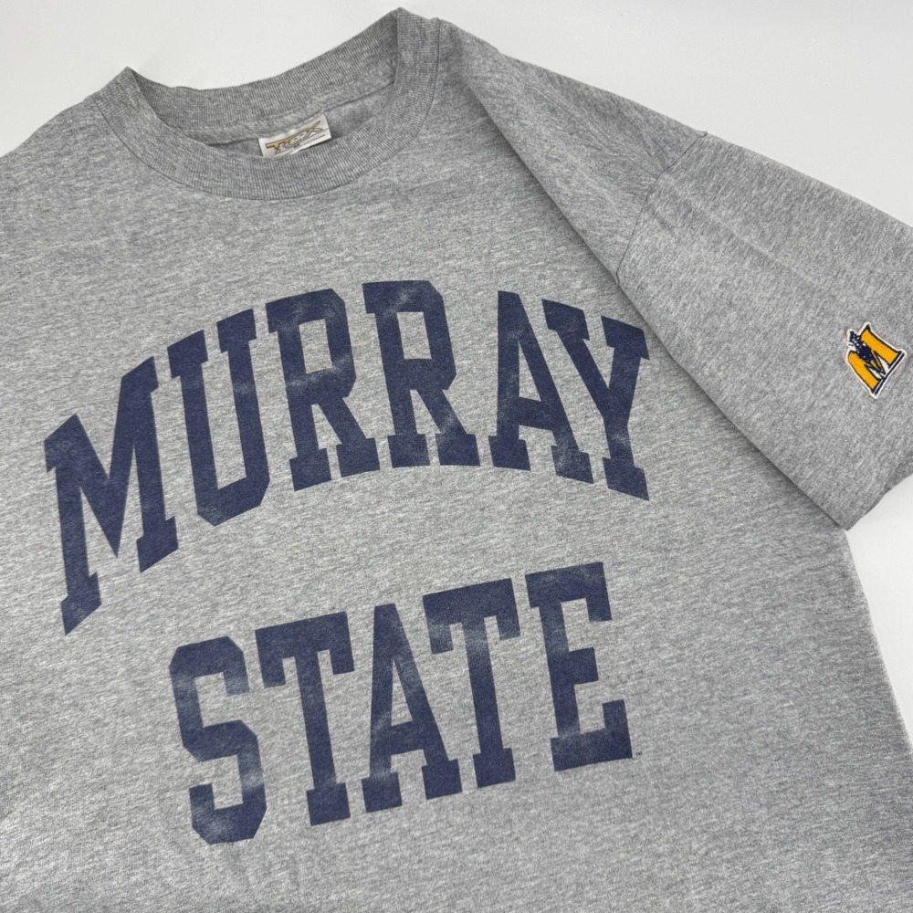 Vintage TCX Apparel Murray State T-Shirt Mens Medium Gray Collegiate Tee